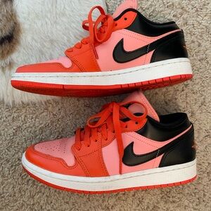 Nike Women's Sneakers - Pink, Orange, Black